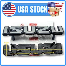 3-40003 Isuzu 887-0 Rodeo Kb20 Kb25 Kb28 Kb40 Trooper Front Grille Badge Emblem New Genuine