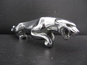 7100911 Jaguar Oem Leaping Emblem Hood Ornament Used- Wbb