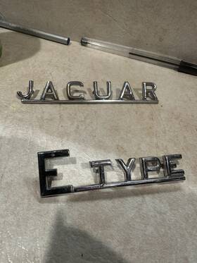 Bd27666 Jaguar Bd26762 Original E-type Badges Inch