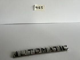 Bd26763 Jaguar Inch Automatic Chrome Boot Badge Mk2 Mk10 S-type Daimler V8 250