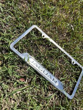 C2a1173 Jaguar Xj8 Xr Xk Xf Xe Xj Xjr Xkr S X Type R License Plate Frame Genuine Oem