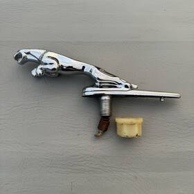 Hna6350 Jaguar 1995-2003 Xj6 Xj8 Vdp Front Leaper Leaping Cat Hood Ornament Oem