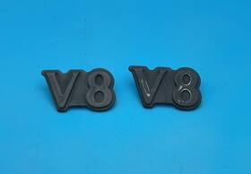 Hnd6092ba Jaguar 1997-2003 V8 Emblem Badge Logo Name B C Pillar Xj8 X308 Oem Vintage
