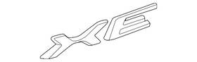 T4n29029 Jaguar Genuine Deck Lid Emblem