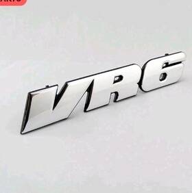 Logo479ch Jcsjzpkj Foil Chrome Vr6 Grill Logo For Golf 3 Vento Passat 35i