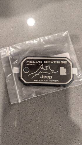 10ncp091 Jeep Hells Revenge Badge Of Honor Trail Jboh New