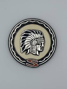 12875 Jeep Vintage Cherokee Chief S / Sport 4.5 Inch Fender Emblem