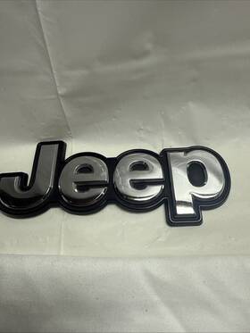 380012 Jeep 380012/3 Compass Rear Liftgate Hatch Chrome Emblem Badge Decal Logo Oem Genuine
