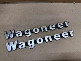48469987 Jeep 84-96 Wagoneer Xj Fender Nameplate Emblem Aluminum Oem Factory Cherokee