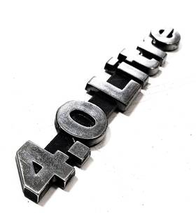 8955010037 Jeep 4.0 Litre Emblem Badge Logo 224b