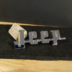 961654 Jeep 1960s 1970s Chrome Emblem Badge Amc #961654 Nos