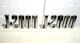 968682 Jeep J 2000 Emblems Trim Badge Ornament Truck Body Panel Exterior