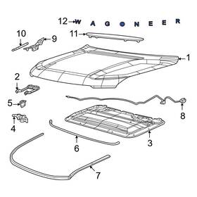 68542126ac Jeep Oe Front Hood Emblem
