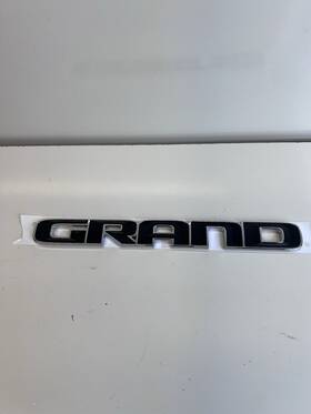 P55112900ab Jeep 2017-2021 Grand Cherokee Front Door Nameplate Emblem