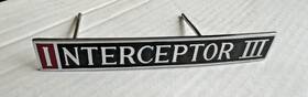 75352 Jensen Interceptor Mk 3 Original Front Grille Badge Clean