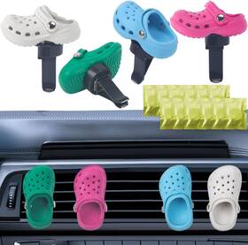 Qcpj-hyd-0326 Juniqute Refillable Shoes Car Air Freshener For Women 4 Green Rose Red Blue White