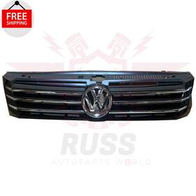 Vw1200153 Keystone Automotive Operations New Front Bumper Upper Grille Assembly And Emblem Fits 2012-2015 Volkswagen Passat