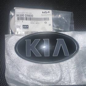 86300d9800 Kia Genuine Rear Black Logo Emblem For Sportage 2017-2021 Oem