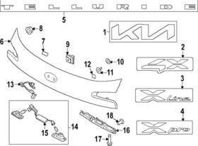 86315-s9620 Kia Genuine Nameplate