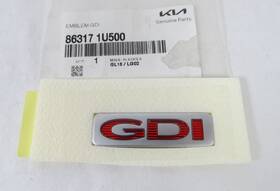86317-1u500 Kia Genuine Oem 2014-2015 Sorento Gdi Emblem Rear Liftgate Red Badge Symbol Logo