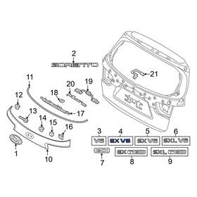86311c6000 Kia Oe Rear Hatch Emblem