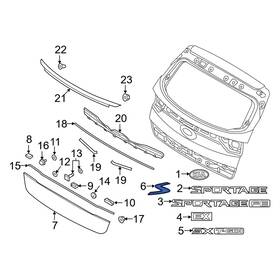 86314d9050 Kia Oe Rear Hatch Emblem