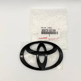 90975-02199 Kindza Genuine 9097502199 Gloss Black Nightshade Front Logo Emblem For 20232026 Toyo