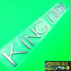452618zoux21 Kingaire Oem King Aire Emblem Badge Nameplate Newmar Motorhome Silver New 452618 Zoux21
