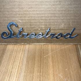 Ka7700 Kns Accessories Universal Chrome Script Inch Streetrod Emblem For Hot Rods