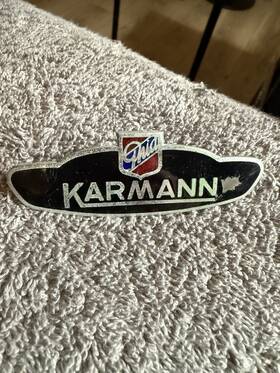 141853901a Kpgr 1960-74 Vw Karmann Ghia Side Badge Emblem