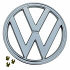 241-853-601e Kt-1119 Front Emblem Chrome With Clips Vw Type Bus