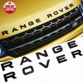 Lr094559 L.r For Range Rover Front Hood Logo Oem Emblem Letters Badge Sport Matte Black Svr