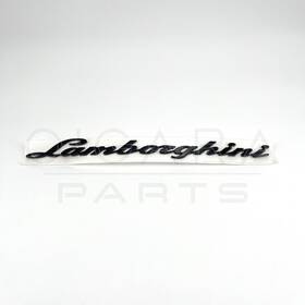 4ml853742b Lamborghini Oem Urus Rear Logo - Shiny Black Pre Order
