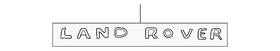 Dag100370lqq Land-rover Genuine Nameplate