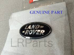 Dag500160-genuinelr Land Rover Lr3 And Lr4 Rear Door Handle Cover Oval Badge In Black Silver