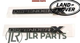 Lr133408 Land Rover Genuine Defender L663 Side Fender X Badge Starlight Satin X2 Oem