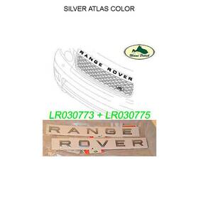 Lr030773 Land Rover Front Name Plate Silver Hood Decal Range Genuine