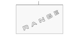 Lr053348 Land-rover Genuine Nameplate