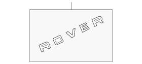 Lr053349 Land-rover Genuine Nameplate