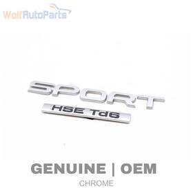 Lr096081 Land Rover Range Sport - Trunk Hatch Emblem / Badge Hse Td6