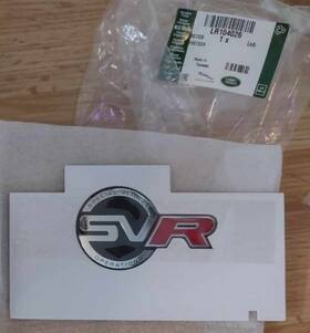 Lr104026 Land Rover Range Sport 2018-2022 Version Genuine Oem L494 Svr Tailgate Badge New