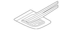 Lr106237 Land-rover Genuine Grille