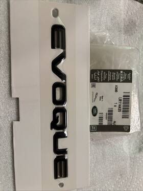 Lr114435 Land-rover Genuine Nameplate