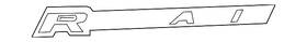 Lr162749 Land-rover Genuine Nameplate