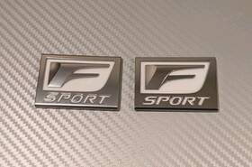 75361-48100 Lexus Rx350 Rx450h 2023 2024 2025 F Sport Fender Badge Emblem Set Pair Oem