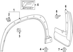 75362-0e050 Lexus Genuine Nameplate