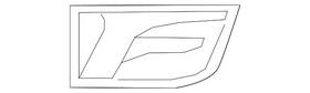 75362-24020 Lexus Genuine Fender Emblem