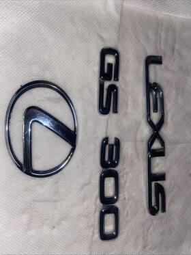 75441-30380 Lexus 98 99 00 01 02 03 04 05 Gs300 Oem Chrome Rear Trunk Emblem Logo Badge Sign