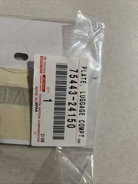 7544324150 Lexus Luggage Compartment Emblem