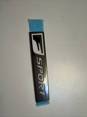 75446-48020 Lexus Genuine F Sport Emblem Name Plate 2016-2022 Rx350 Rx450h Oem